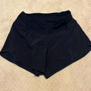 Lulul black running shorts (size 4)